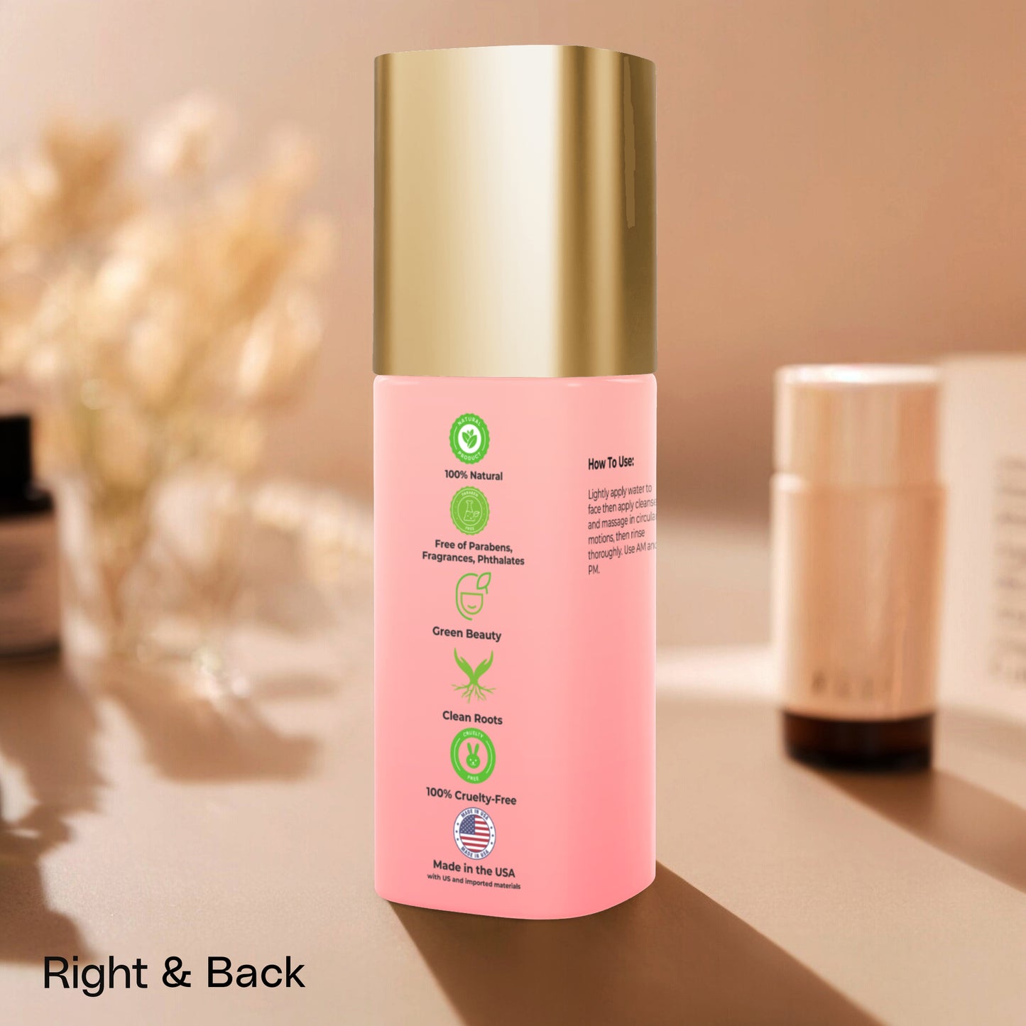 Luxury Purifying Foam Cleanser Gold Cap