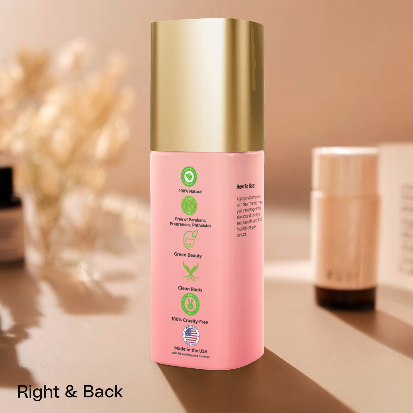 Luxury Care Intense Hydra Eye Serum Gold Cap