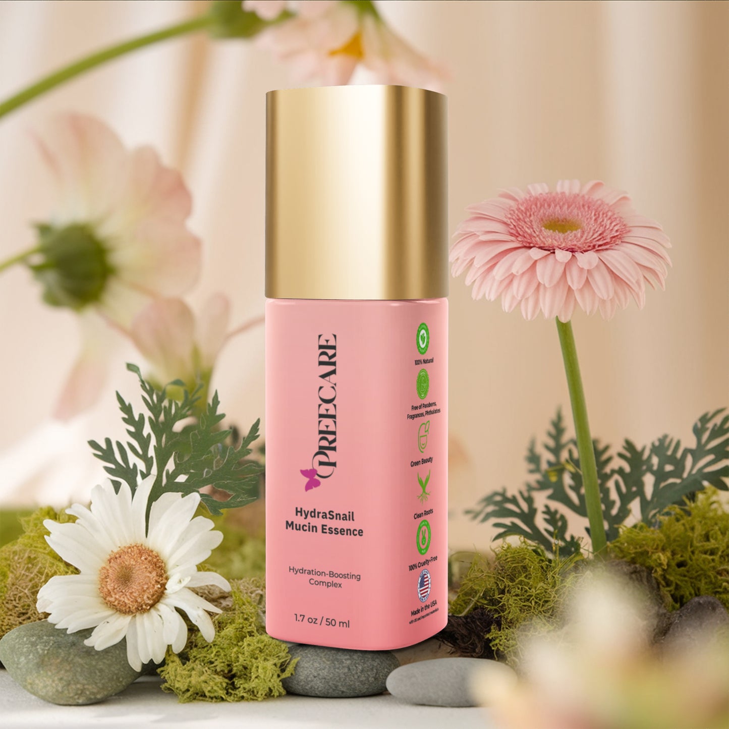 Luxury Care Advanced Snail Mucin Essence Gold Cap